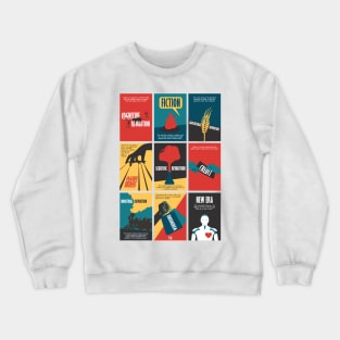 Visual Sapiens Book (Yuval Harari) Crewneck Sweatshirt